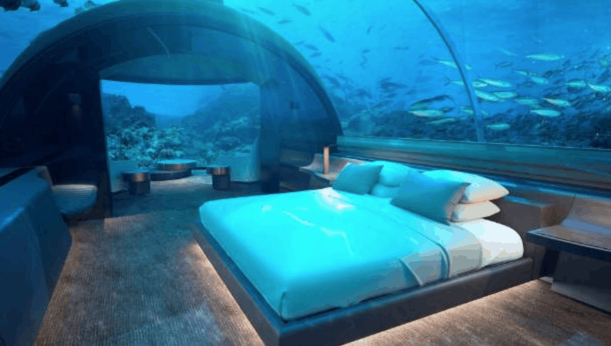 Muraka underwater bedroom | Origin Fire Consultants
